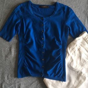 Limited Cardigan with Side Rouching